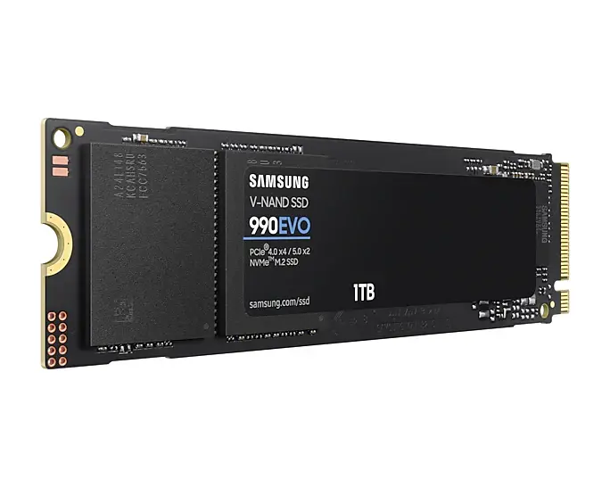 Samsung SSD 1TB M.2 NVMe 990 EVO PCle 4.0 MZ-V9E1T0BW.webp
