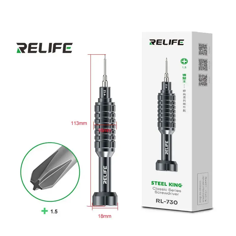 Relife Cacciavite A Croce (+1.5) Steel King RL-730.webp