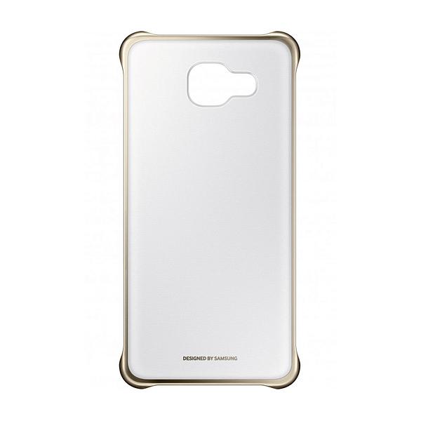 Custodia Samsung A5 2016 clear cover trasparente gold