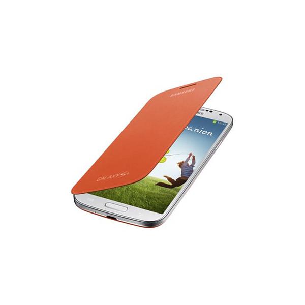 Custodia Samsung S4 Flip cover orange EF-FI950BOEGWW