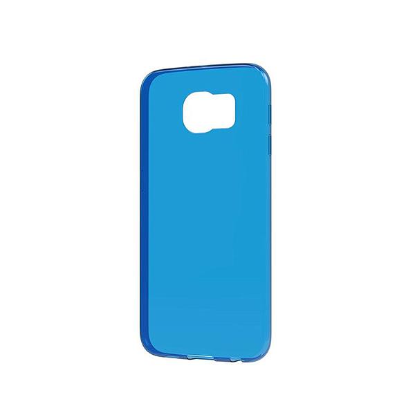 Custodia Vodafone Samsung S6 Back cover 0.3mm blu con pellicola