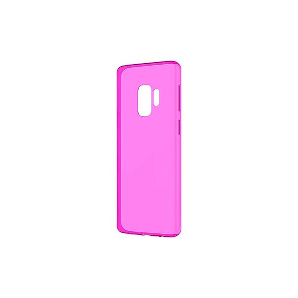 Custodia Vodafone Samsung S9 Ultra Slim Case TPU 0.3 rosa fluo con supporto TPUSGS9FP