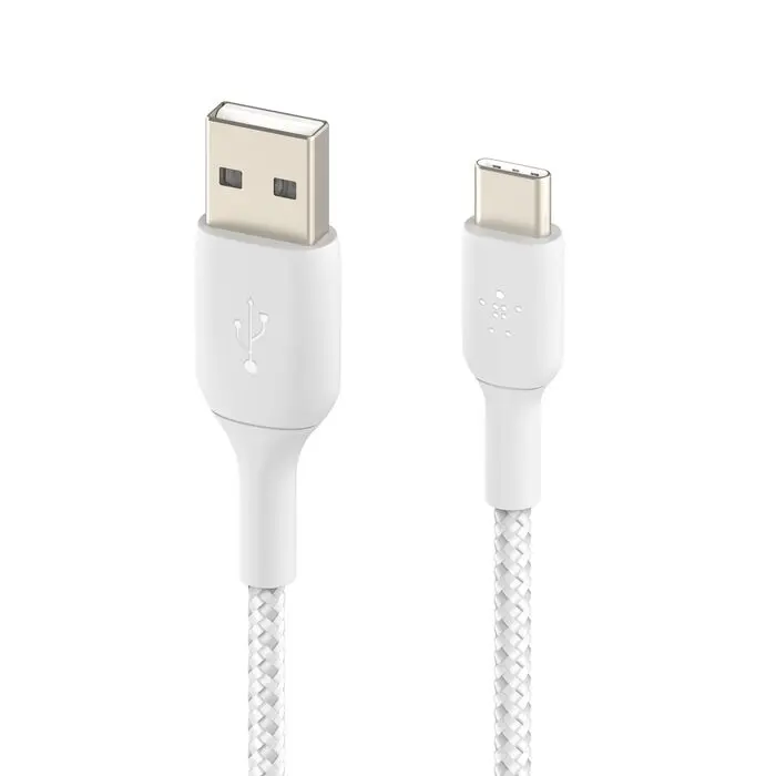Belkin Cavo Dati Type-C 2m In Nylon White CAB002BT2MWH.webp
