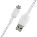 Belkin Cavo Dati Type-C 2m In Nylon White CAB002BT2MWH.webp