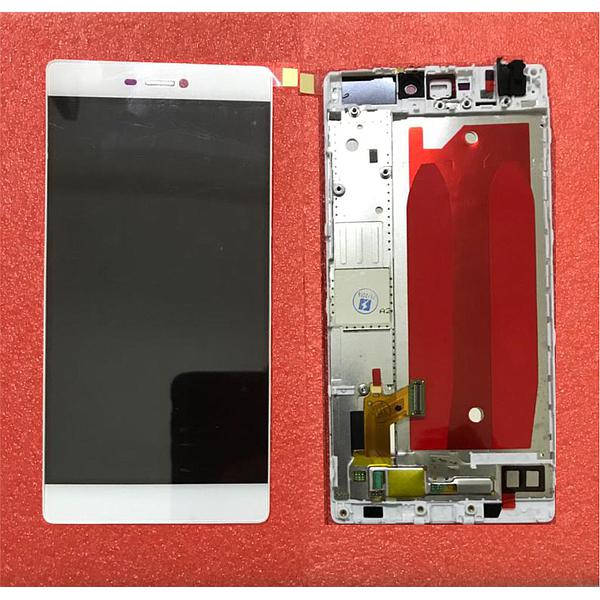 Display Lcd per Huawei P8 white con frame