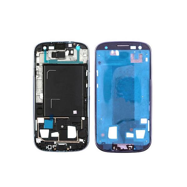 Front cover frame Samsung S3 Neo I9300i blu