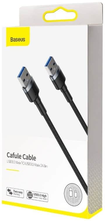 Cavo USB to USB Baseus cafule 3.0 1mt CADKLF-C0G black
