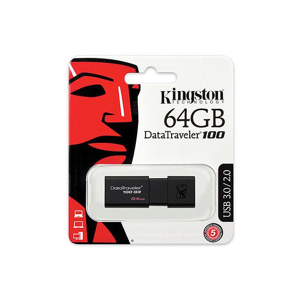 PenDrive 64Gb 3.1 Kingston DT100G3/64GB