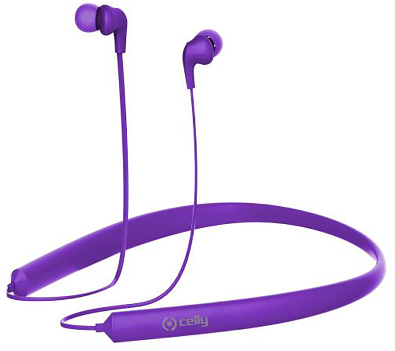 Auricolare bluetooth stereo Celly Bh Nec Headset purple BHNECKPL