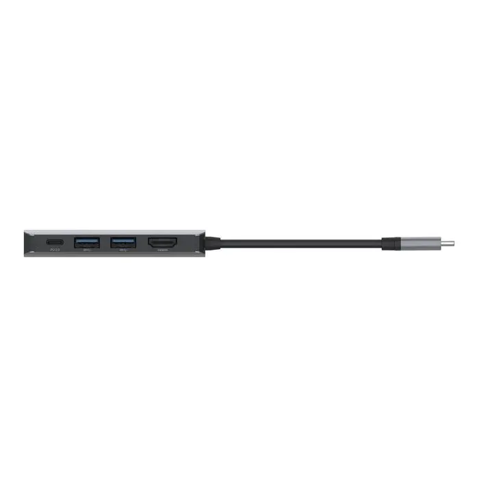 Belkin Hub Type-C 4 in 1 con 2 Porte USB 1 HDMI 1 PD Grey AVC006BTSGY.webp