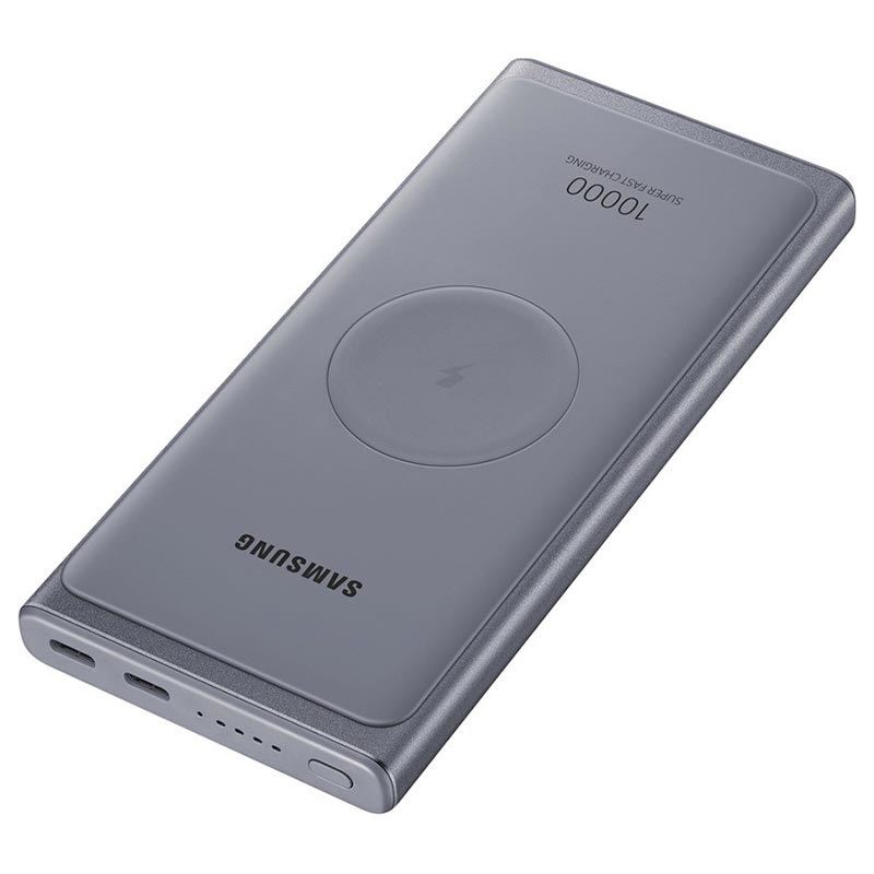 Power Bank Samsung 10000 mAh 25W EB-U3300XJEGEU con ricarica wireless grey