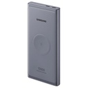 Power Bank Samsung 10000 mAh 25W EB-U3300XJEGEU con ricarica wireless grey
