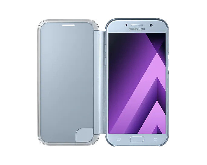 Custodia Samsung A5 2017 Clear View Cover blu EF-ZA520CLEGWW