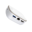 Hub USB-C Baseus 6 in 1 con 2 USB 3.0, 1 HDMI, 1 RJ45, 1MicroSD/SD, 1PD CAHUB-AU02 white