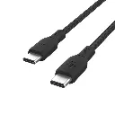 Belkin Cavo Dati Type-C to Type-C 100W 2m In Nylon Black CAB014BT2MBK.webp
