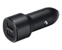 Caricabatteria auto USB Samsung EP-L1100WBEGEU 15W 2 porte + cavo black