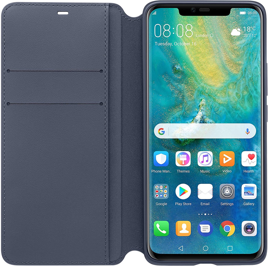 Custodia Huawei Mate 20 Pro wallet cover deep blue 51992635