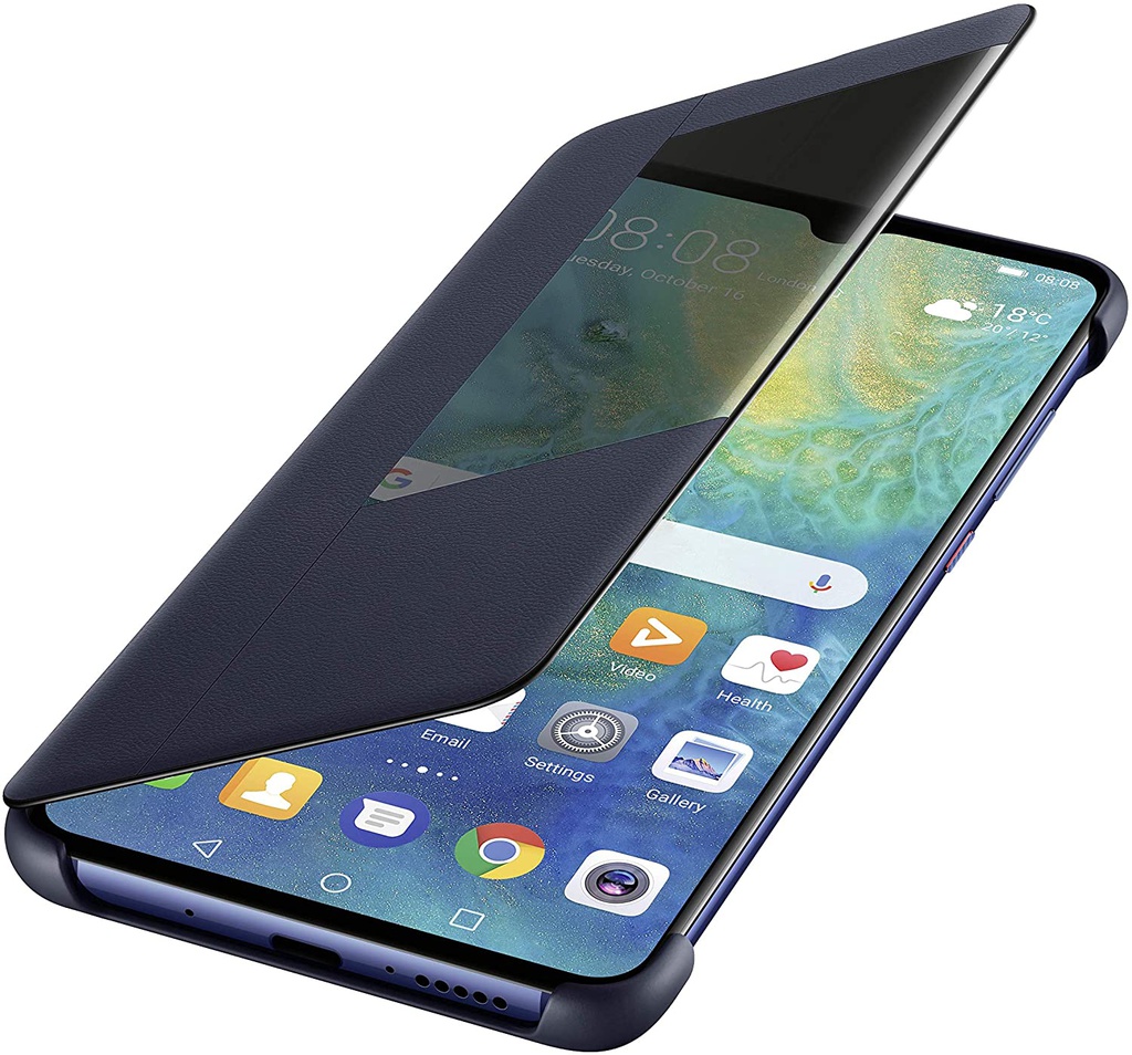 Custodia Huawei Mate 20 smart view flip cover deep blue 51992605