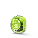 Techmade Auricolari Wireless Trasparenti Green TWST-01-G.webp