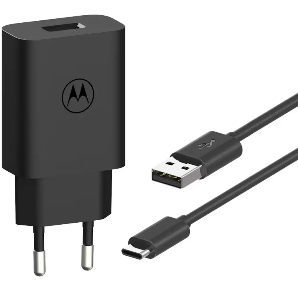 Motorola Caricabatterie USB 33W Turbo Power Con Cavo Type-C black PG38C06448.webp