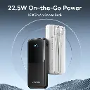 Vention Power Bank 10000 mAh 22.5W con Cavo Dati Type-C e Lightning Black FHOB0.webp