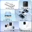 Vention Power Bank 10000 mAh 22.5W con Cavo Dati Type-C e Lightning White FHOW0.webp