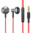 Auricolare jack 3.5 mm Baseus encok H19 wired NGH19-09 red