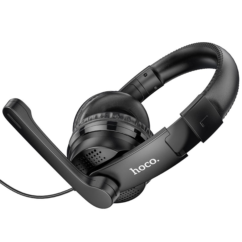 Cuffia Hoco W103 con microfono magic tour gaming headset black