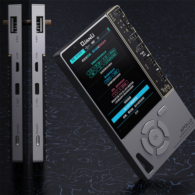 QianLi Apollo Interstellar One programatore per iPhone LCD EEPROM truetone, tester batteria, vibrazione e cavi dati