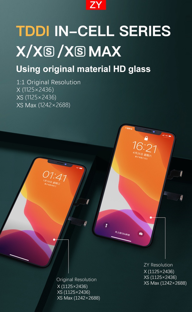 Display Lcd per iPhone Xs Max incell ZY
