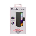 Custodia Celly Samsung A52 A52 5G A52s 5G wallet case black WALLY947