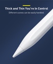 Penna capacitiva Baseus smooth pencil con cavo Type-C 3A 0.5mt ACSXB-B02 white