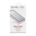 Pellicola vetro Celly iPhone 13 Mini full glass FULLGLASS1006BK