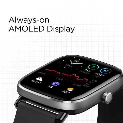 Amazfit GTS 2 mini smartwatch black matte W2018OV8N