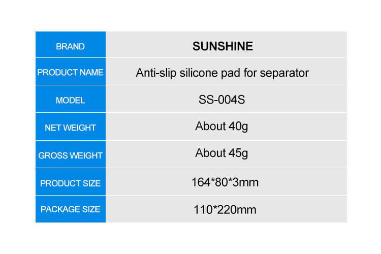 Separatore LCD 7 pollici Sunshine SS-004S in silicone antiscivolo