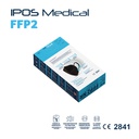 Mascherina protettiva FFP2 IPOS CE 2841 confezione 10 pz black (confezionate singole)