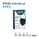 Mascherina protettiva FFP2 NR IPOS CE 2841 confezione 10 pz black (confezionate singole)