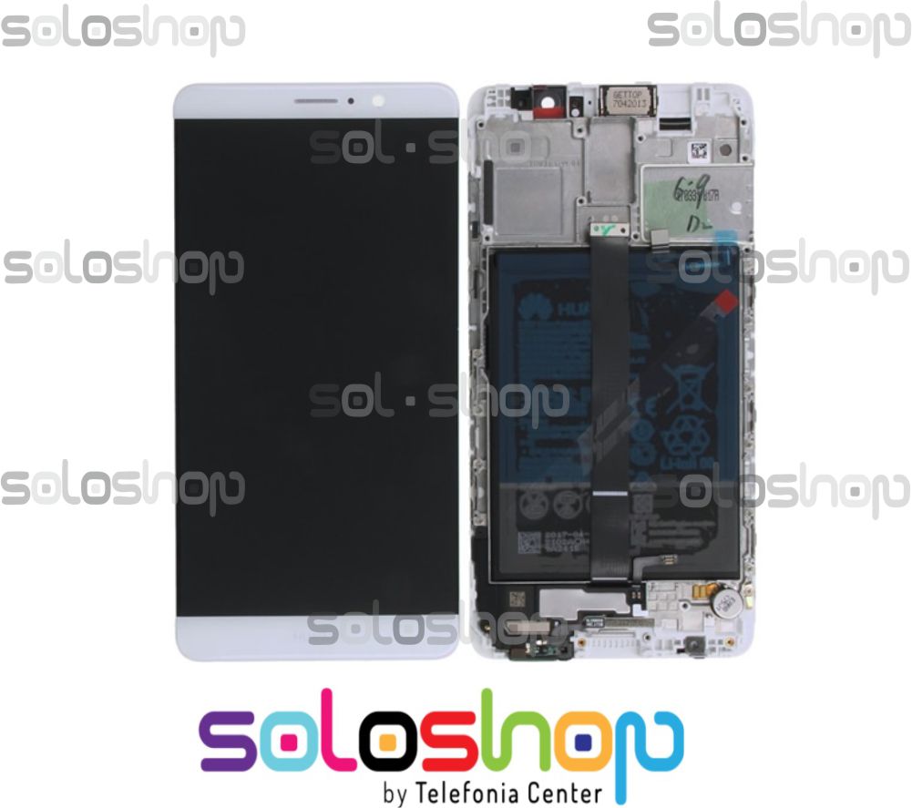 Huawei Display LCD Mate 9 Silver White Con Batteria 02351BAS