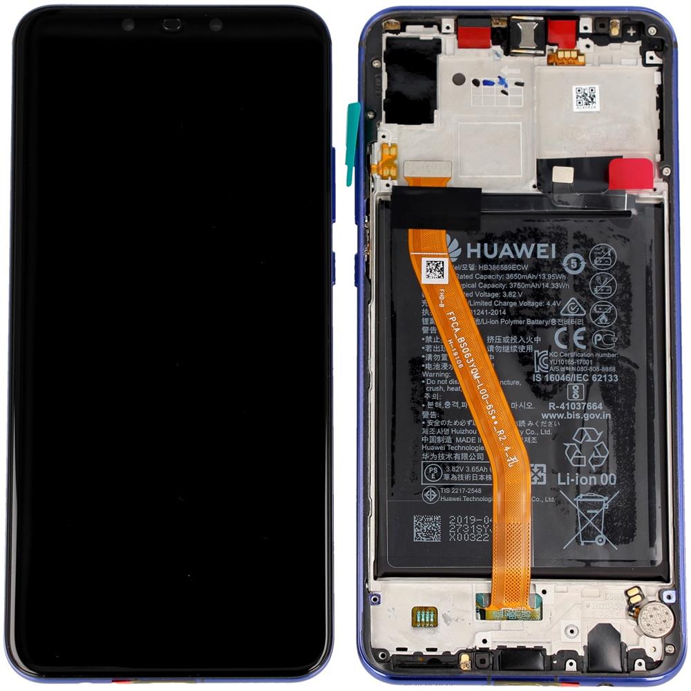 Huawei Display LCD Nova 3 Violet With Battery 02352BTW 02352DTK