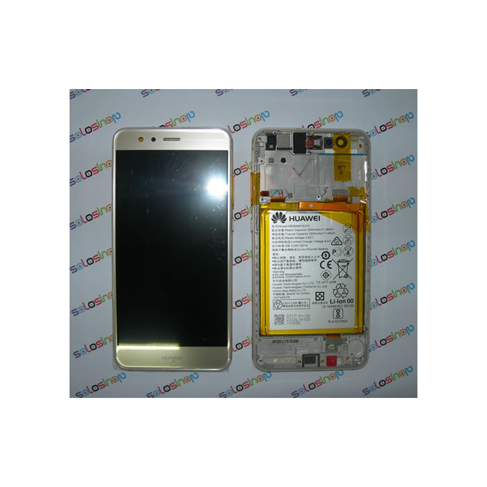Huawei Display LCD P10 Lite WAS-LX1A Gold Con Batteria 02351FSN