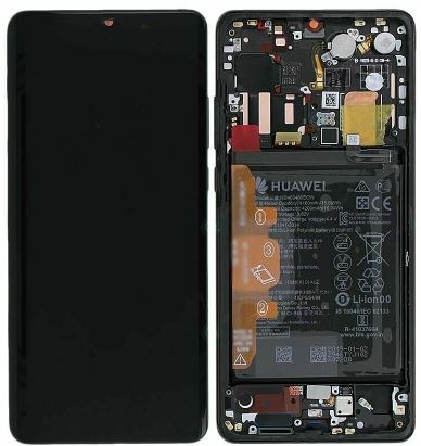 Huawei Display LCD P30 Pro Black Grado A Con Batteria 02353SDD 02354NAF 02354NAK 02355MUL 02355UMW 02355UNB 