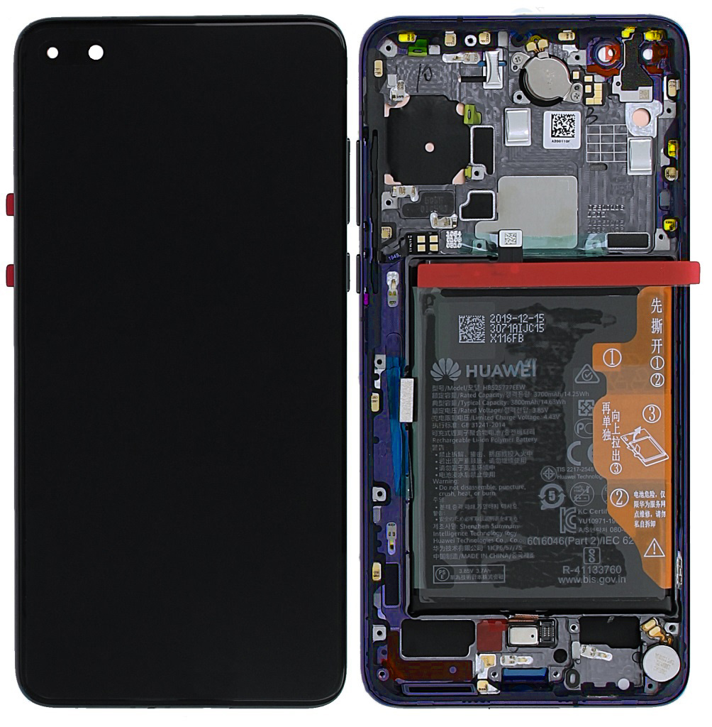 Huawei Display LCD P40 Blue Con Batteria 02353MFU