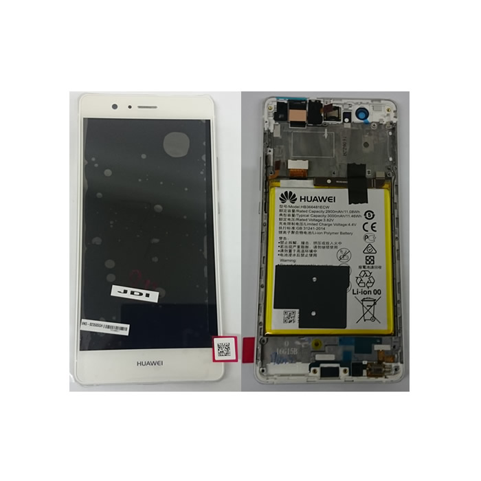 Huawei Display LCD P9 Lite VNS-L31 White Con Batteria 02350SLF 02350TQV 02351LHG 