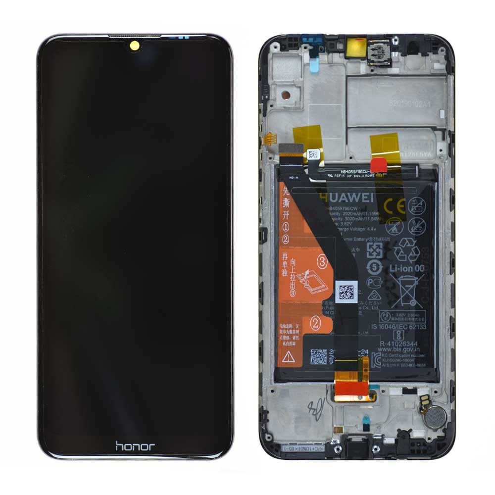 Huawei Display Lcd Y6 2019 Huawei Y6s Honor 8A black con batteria 02352KGH 02352KBE 02352KJM