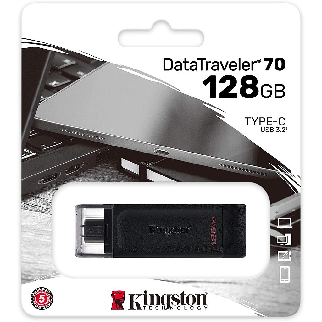 Kingston PenDrive 128GB Type-C 3.2 DT70/128GB