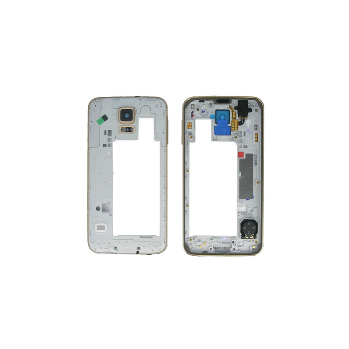 Middle cover Samsung S5 SM-G900F gold GH96-07236D