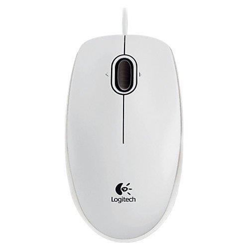 Logitech Wired Mouse B100 White 910-003360