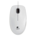 Logitech Mouse Con Filo B100 White 910-003360