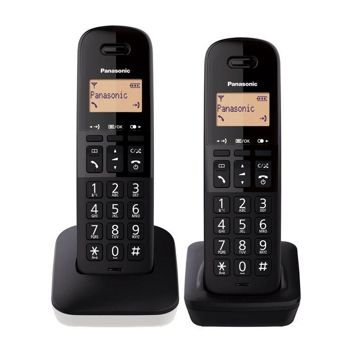 Panasonic Cordless DECT Duo White KX-TGB612JTW