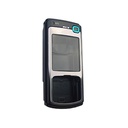 Front cover for Nokia N70 black silver